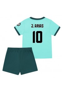 Wolves Jhon Arias #10 Babytruitje Uit tenue Kind 2025-26 Korte Mouw (+ Korte broeken)